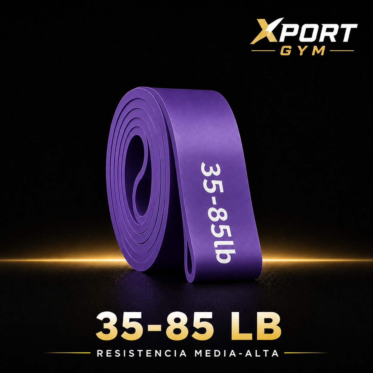Banda de Resistencia Fitness | 8 Niveles — Desde Principiante hasta Élite