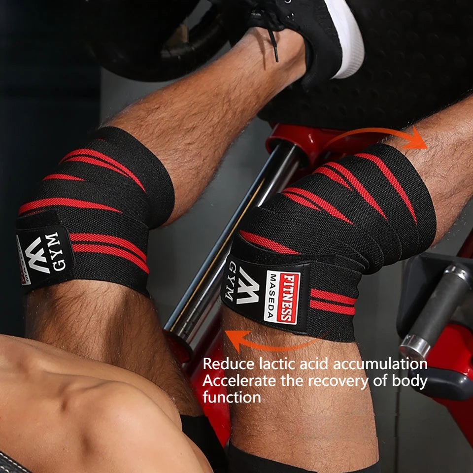 Rodillera Elasticada de Compresión — Vendaje Nailon para Gym y Sentadillas