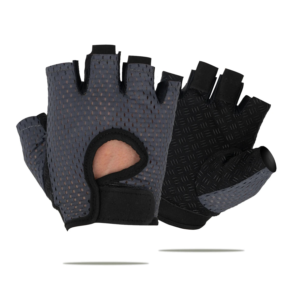 Guantes de Gimnasio para Mujer — Medio Dedo, Transpirables y Antideslizantes