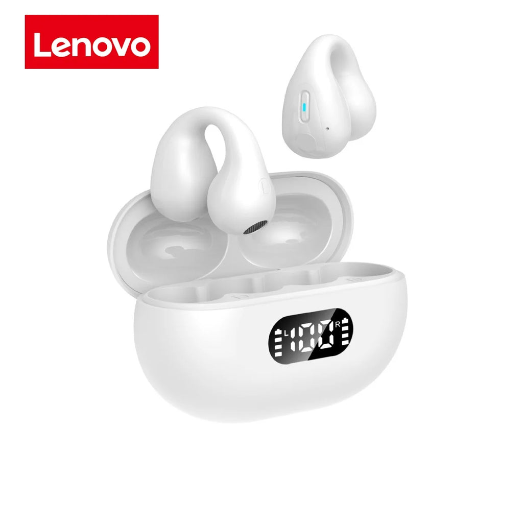 Audífonos Inalámbricos Deportivos Lenovo Q80 — Bluetooth 5.3, Anti-Sudor, Open-Ear