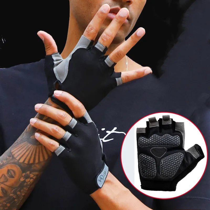 Guantes Fitness Sin Dedos — Más Agarre, Menos Dolor, Más Resultados