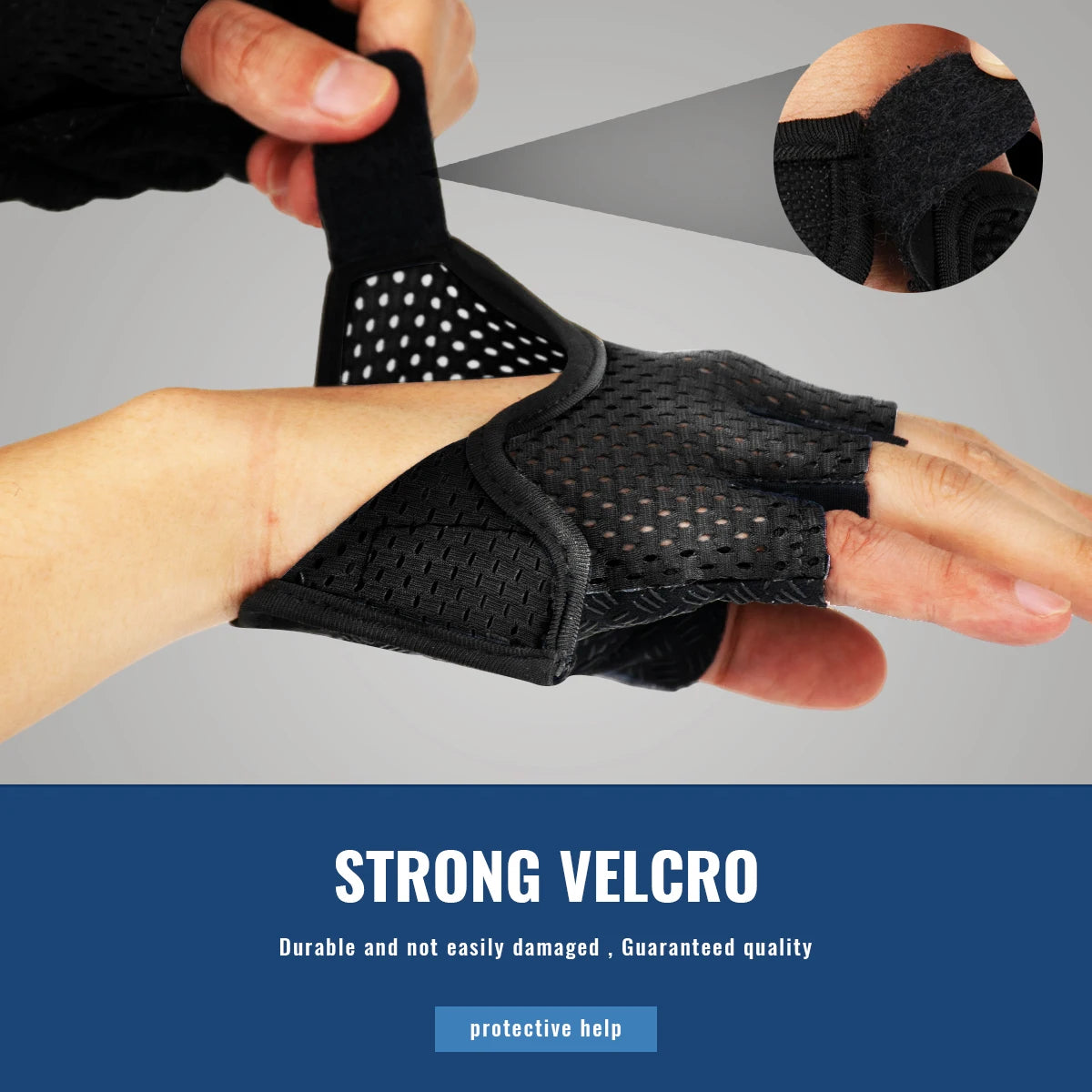 Guantes de Gimnasio para Mujer — Medio Dedo, Transpirables y Antideslizantes
