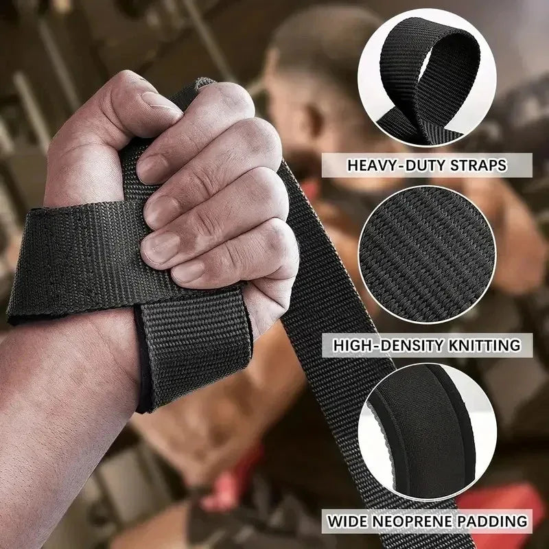 Correas de Muñeca para Levantamiento — Soporte Profesional de Gym
