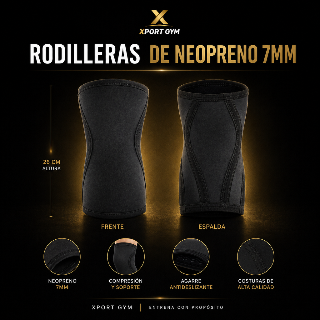 Rodilleras de Neopreno 7mm | Envío gratis