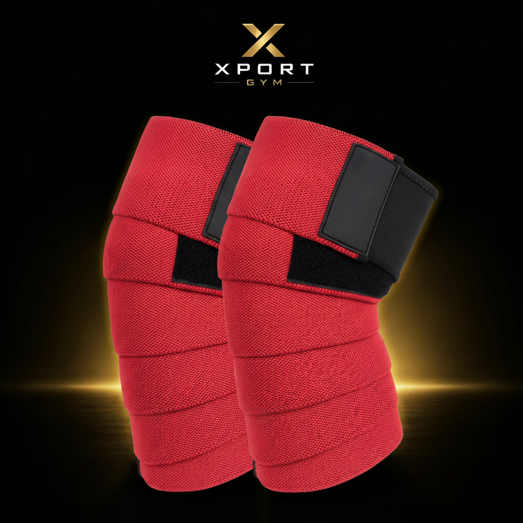 Rodilleras Rojas Xport Gym